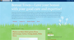 Desktop Screenshot of bonsaitown.com