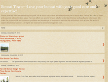 Tablet Screenshot of bonsaitown.com